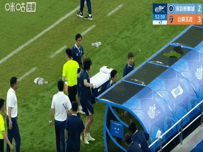 飞踹座椅染红！玉昆官方：门将教练米克尔造成恶劣影响，罚款2万
